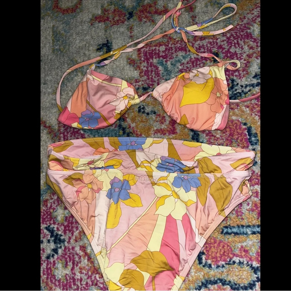 Groovy gardens billabong bikini set